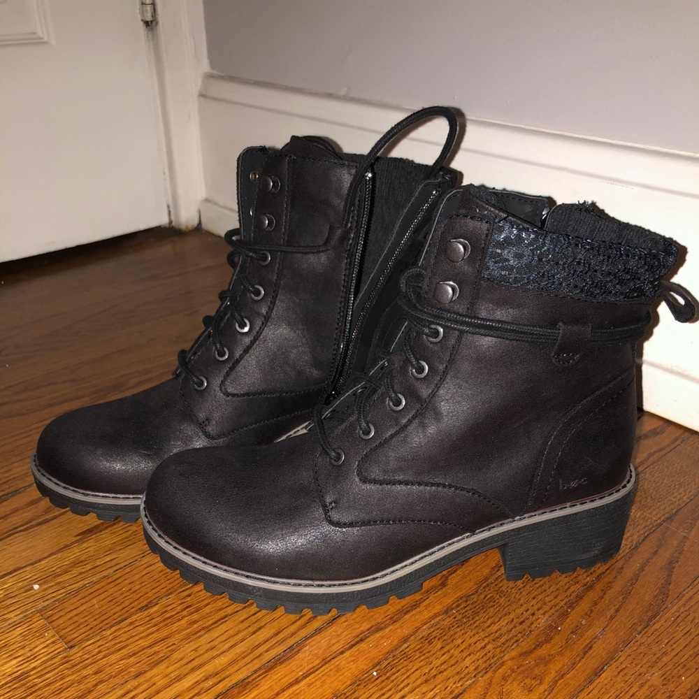 Black boots